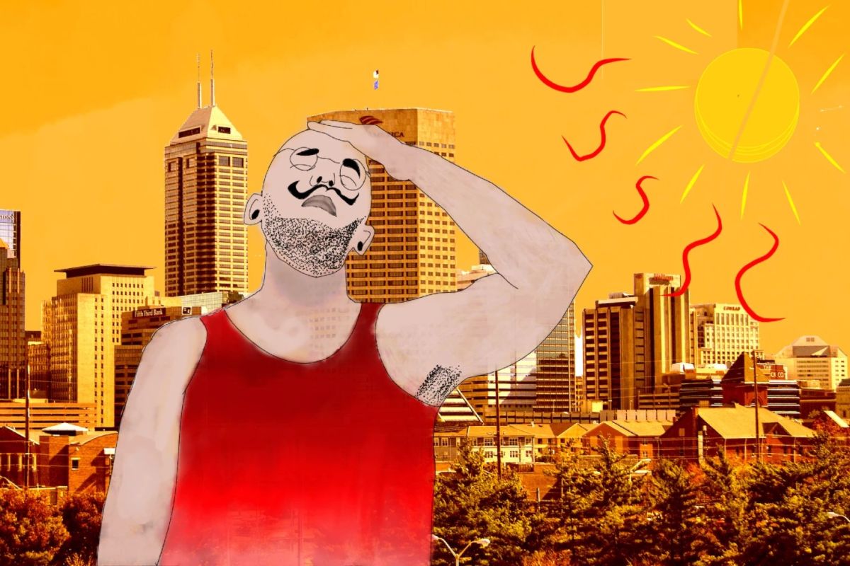 illustration of heat stroke