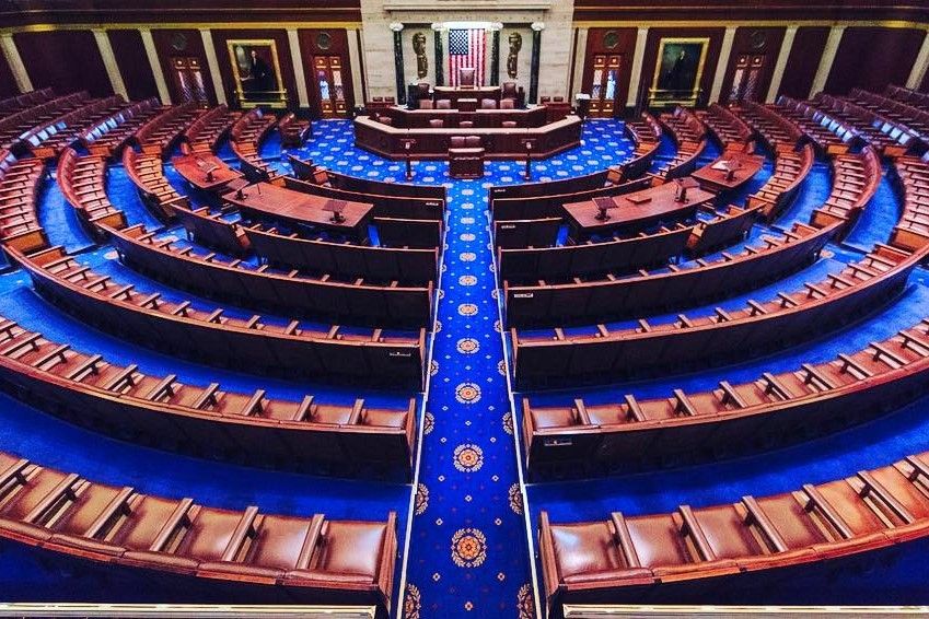 United States House of Representatives chamber at the United States Capitol in Washington, D.C., taken Feb. 27, 2017.