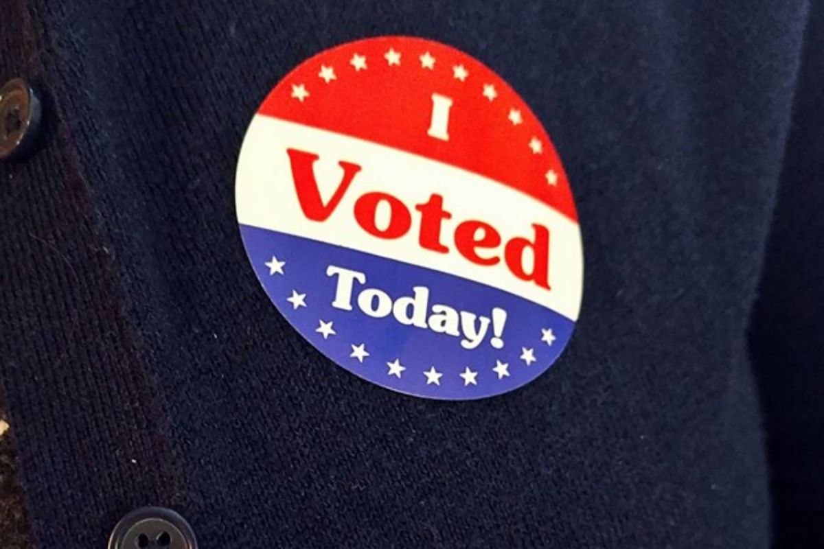"I voted today!" sticker