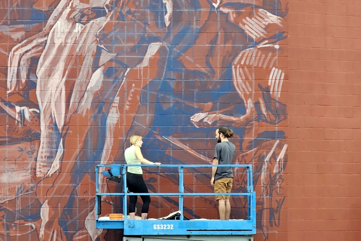 Wayne County, Ind, is preparing to celebrate the completion of its 100th mural.