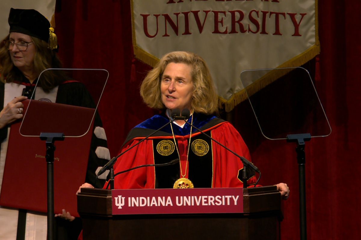 Whitten at 2025 commencement