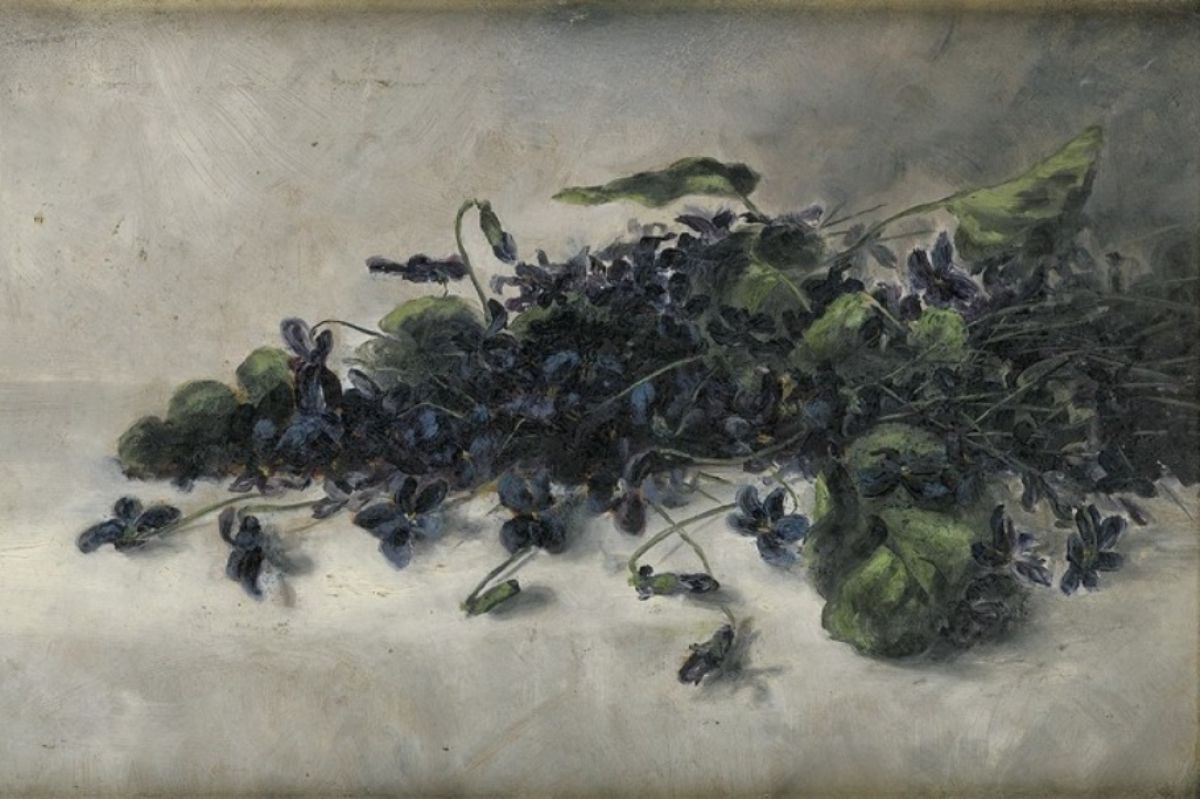 Violets by Pauline Powell Burns, c. 1890