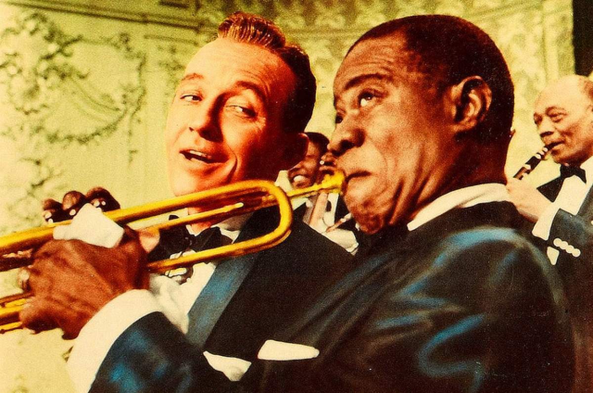 Louis Armstrong and Bing Crosby