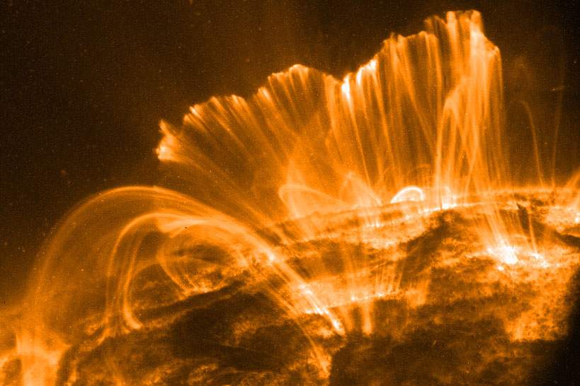 an image of a solar flare