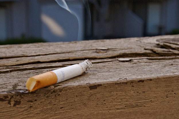Why Cigarette Smoke is Blue or White