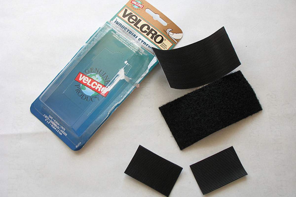 a collection of velcro