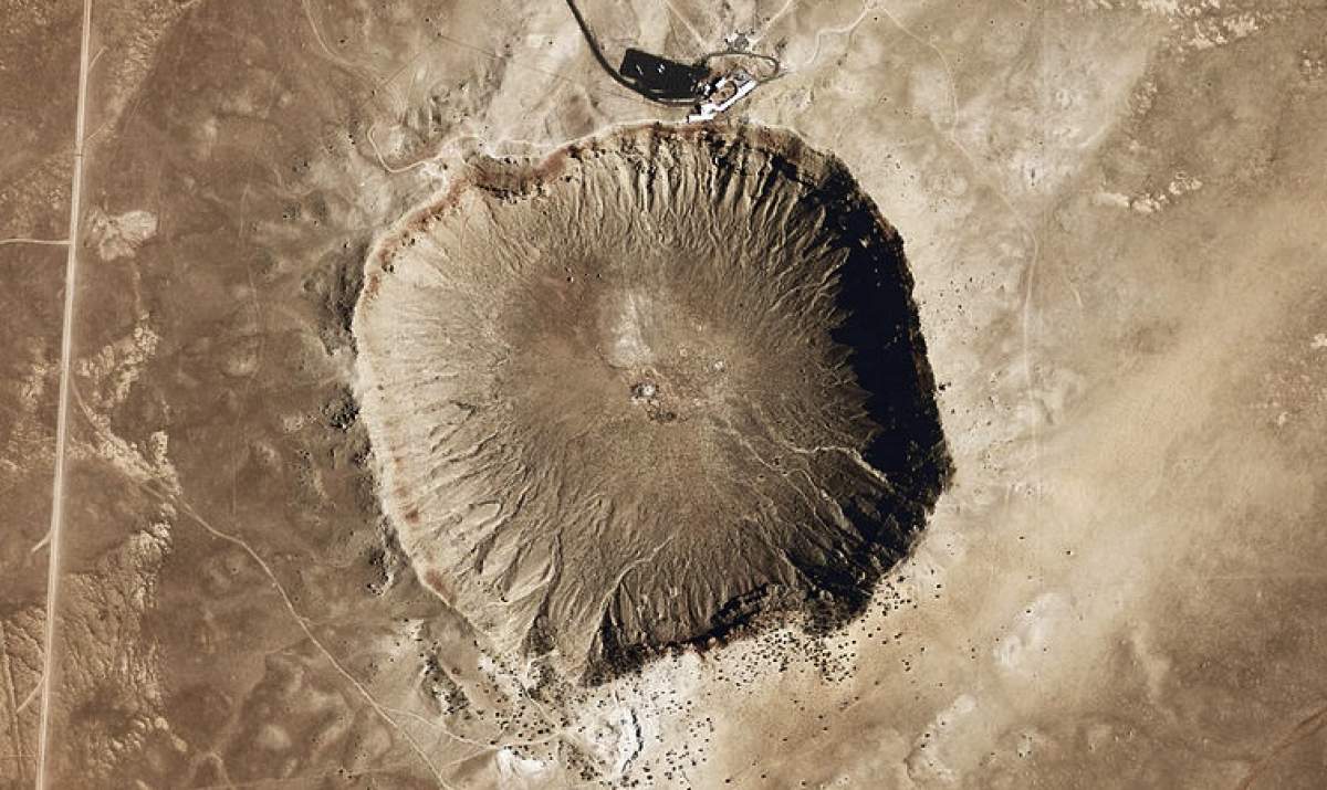 Arieal photo of Arizona's Meteor Crater