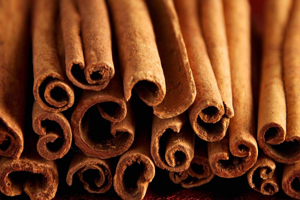 stack of cinnamon sticks