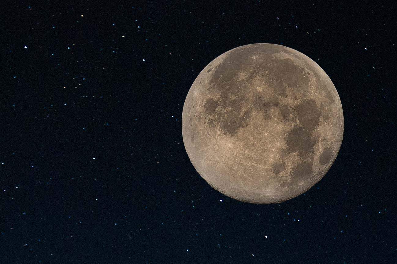 photo of a super moon