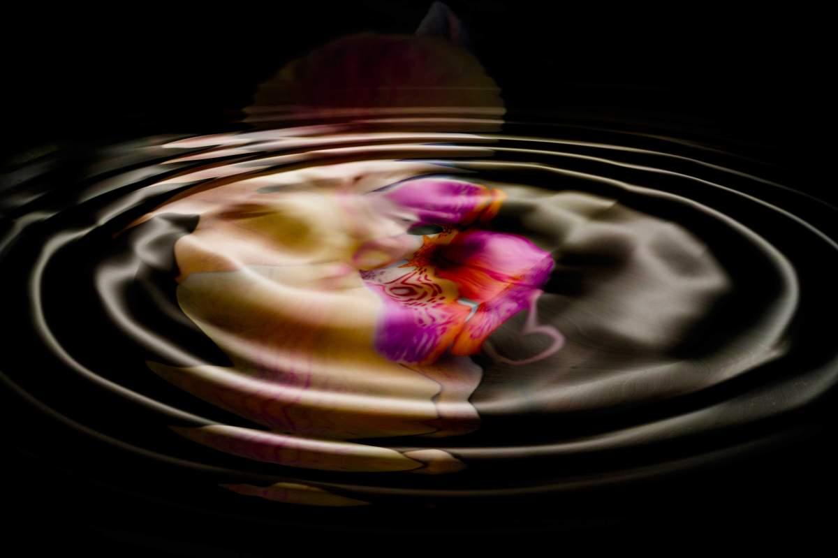 abstract image with rippling water scheme