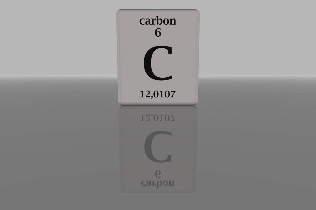 An image of Carbon's representation on the periodical table of elements.