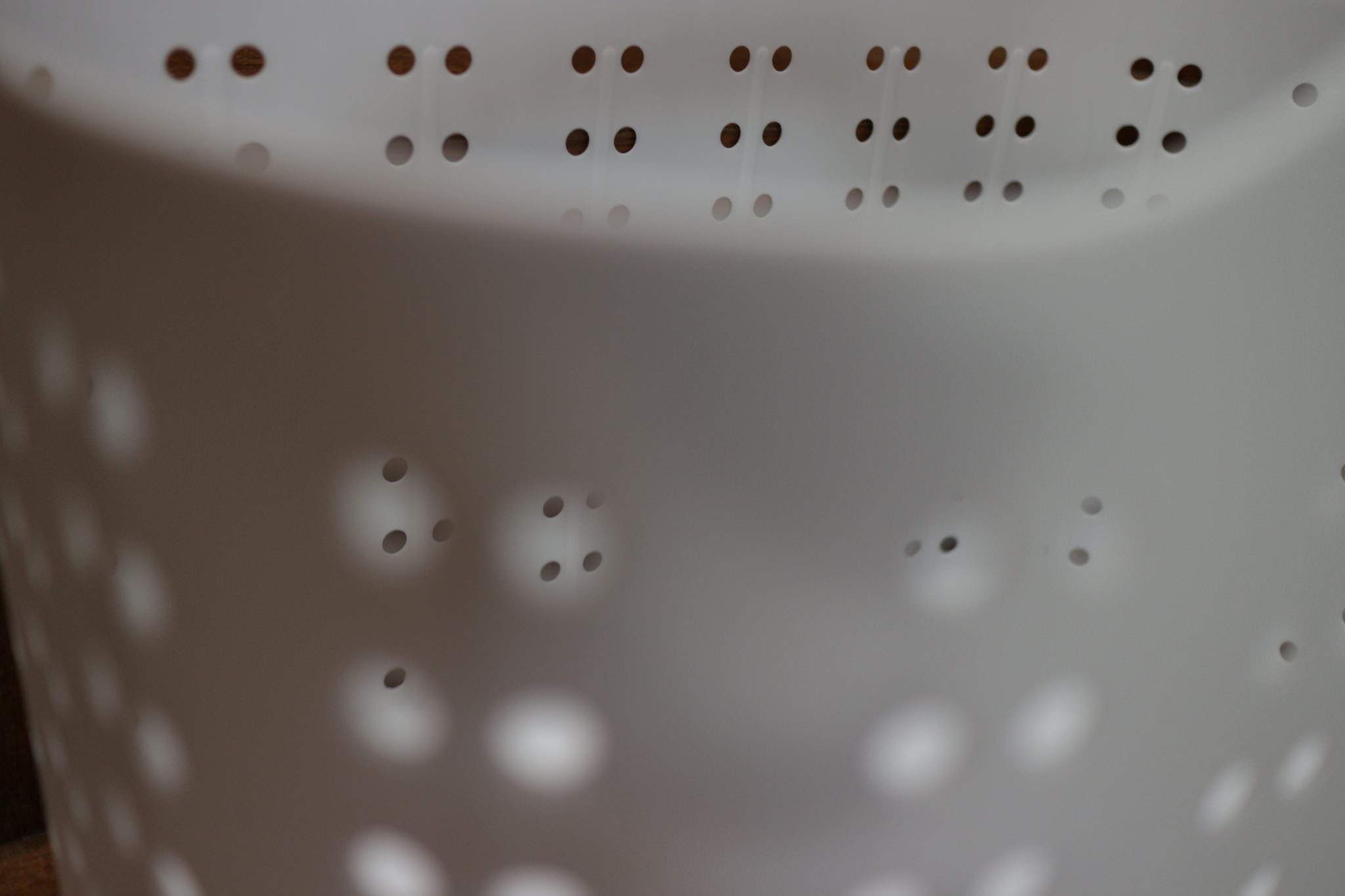 a close-up image of a laundry basket