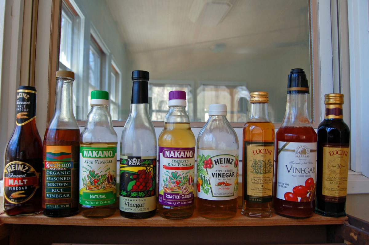 many kinds of vinegar