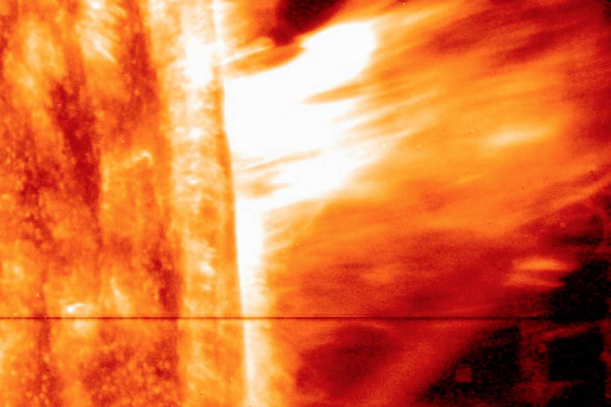 A corneal mass ejection caught by NASA IRIS (NASA Goddard Space Flight Center, Flickr)