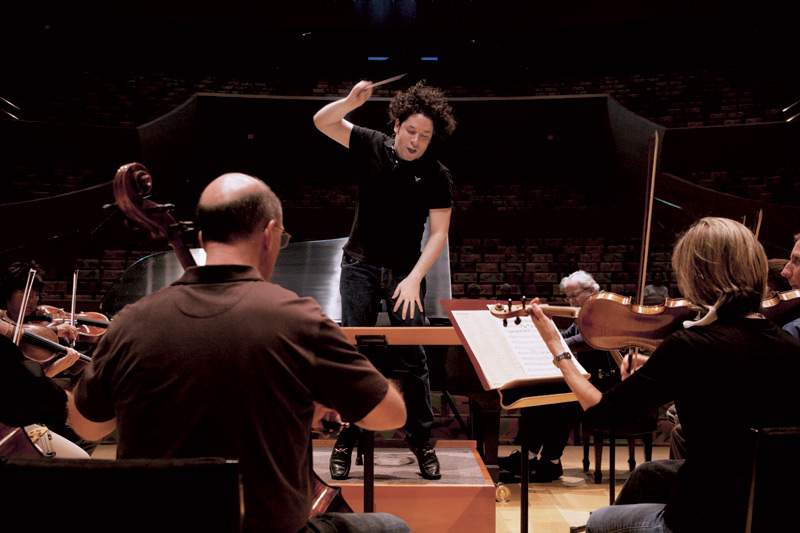 Bold young conductor Gustavo Dudamel took home 2011 Artist of the Year.
