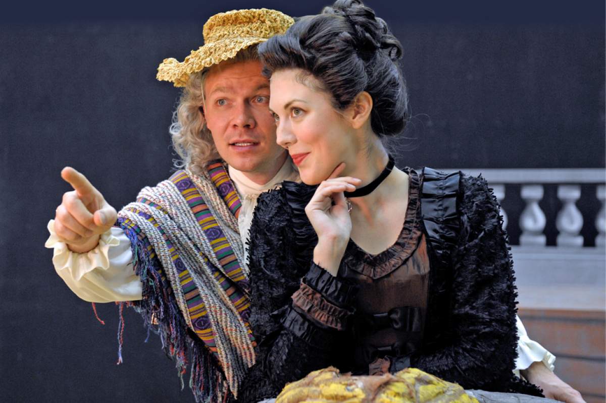 Joe Mace with Laura Thoreson in 'Candide'