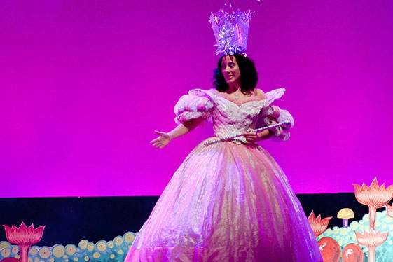actor as the Good Witch, Glinda