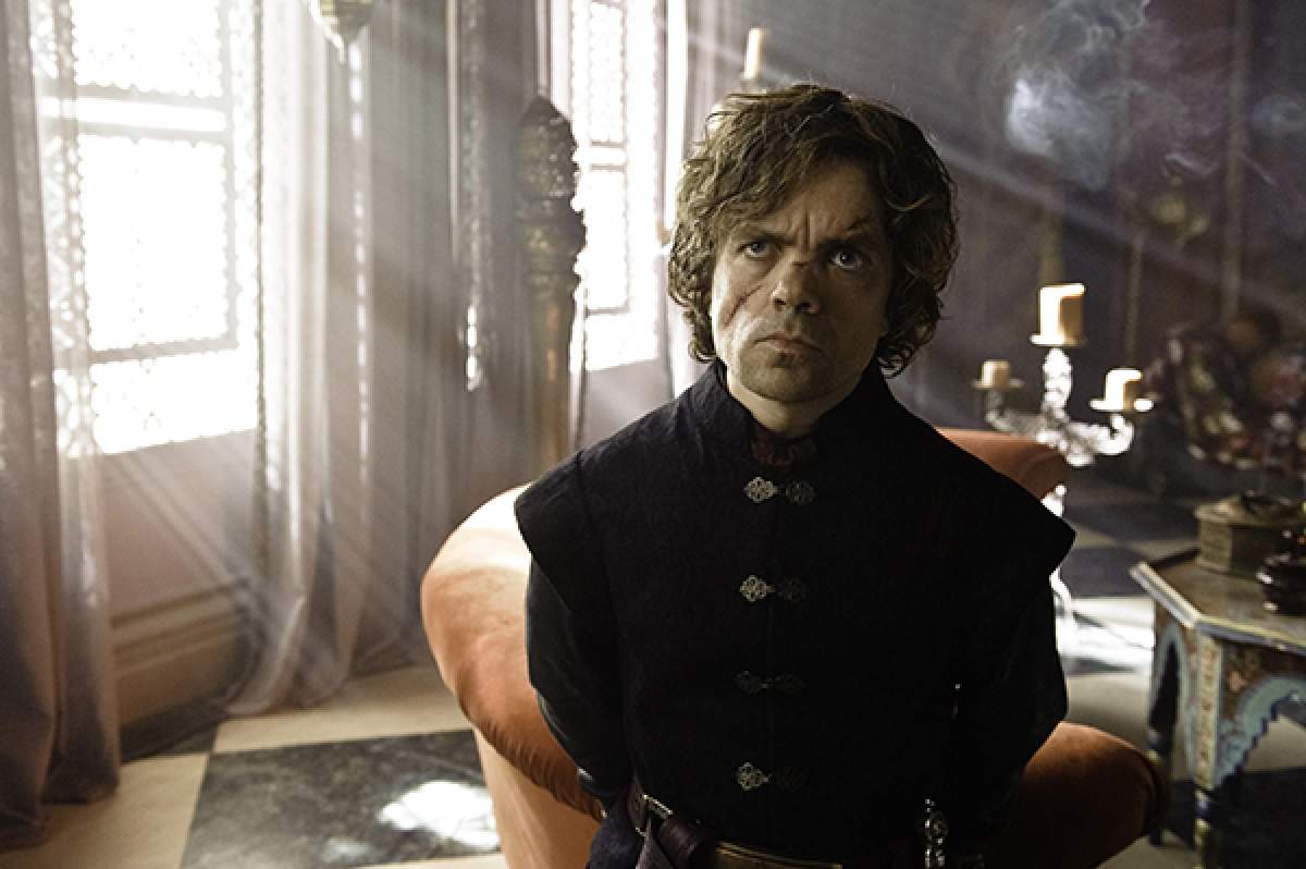 Peter Dinklage as Tyrion Lannister on Game Of Thrones.