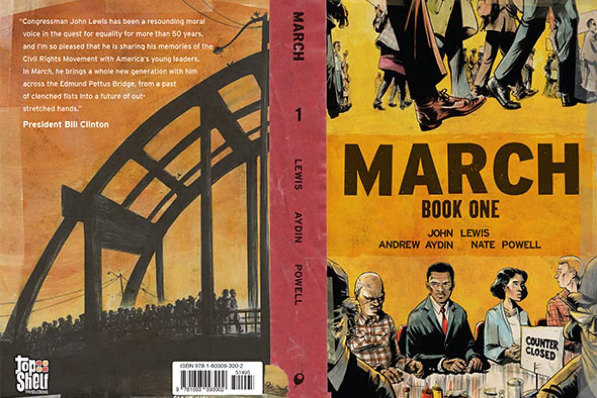 March: Book One illustrated by Nate Powell