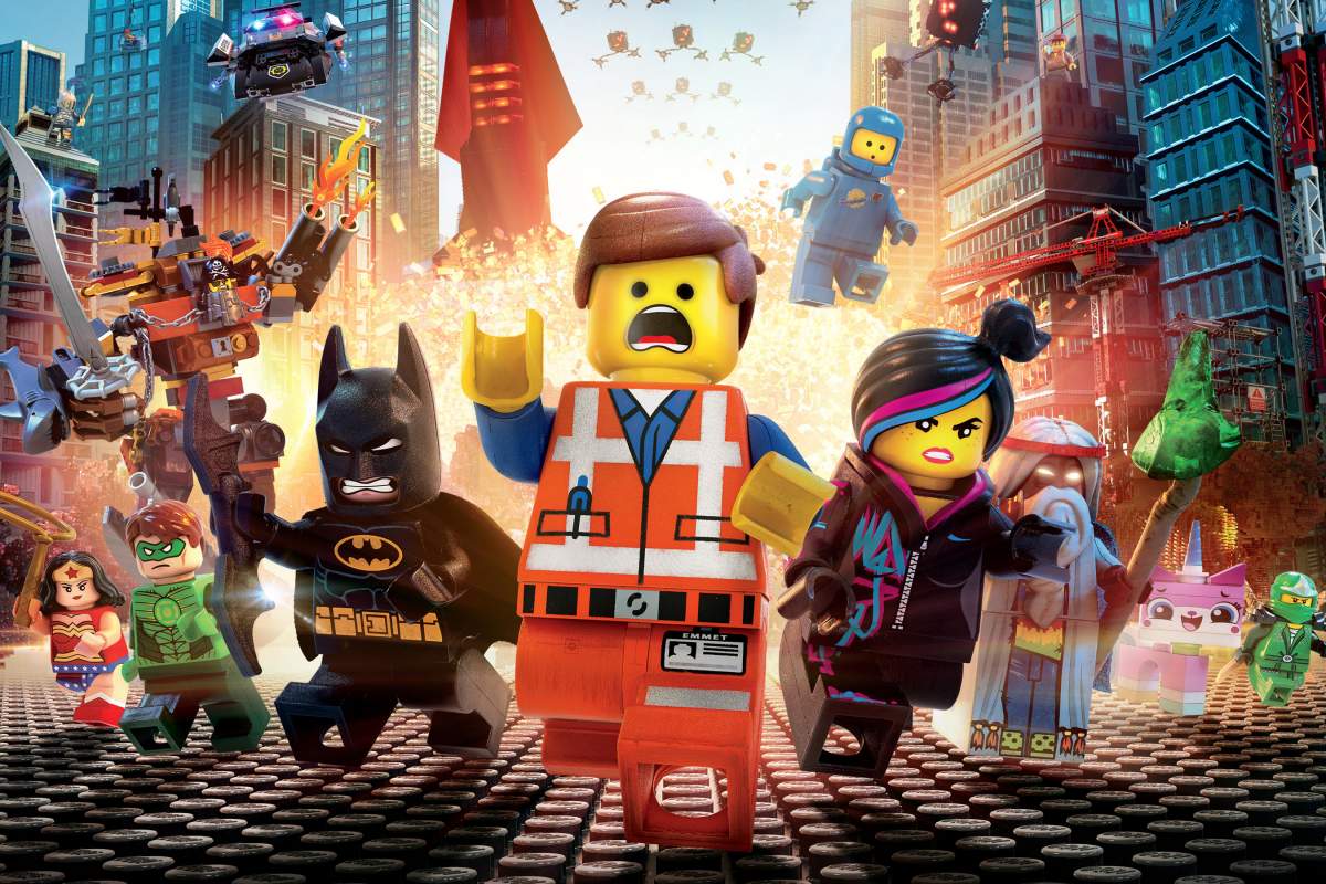 A poster for The Lego Movie