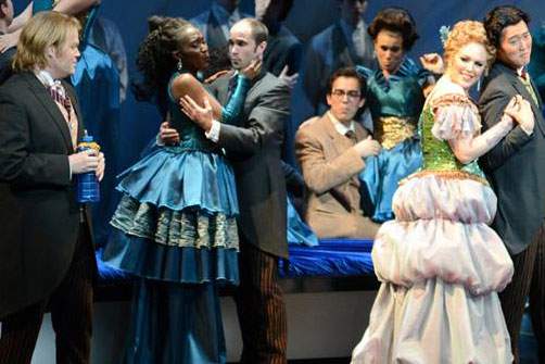party scene from La Traviata