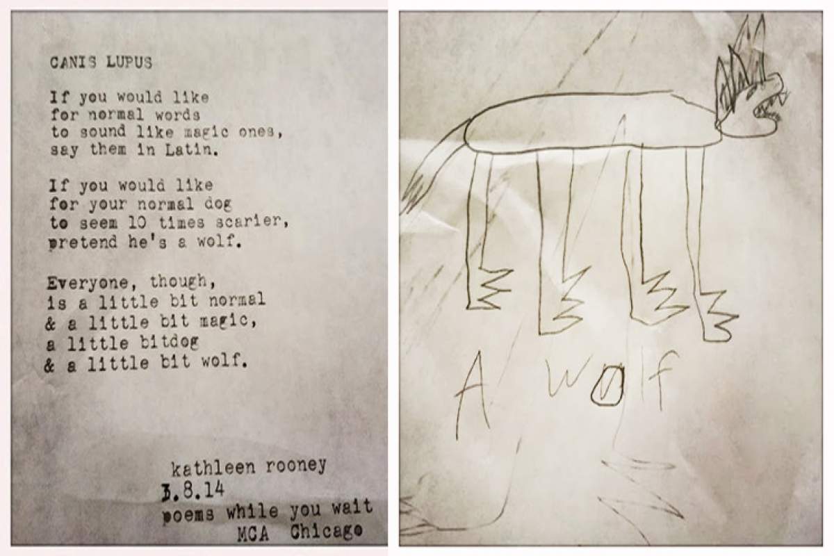poem and drawing