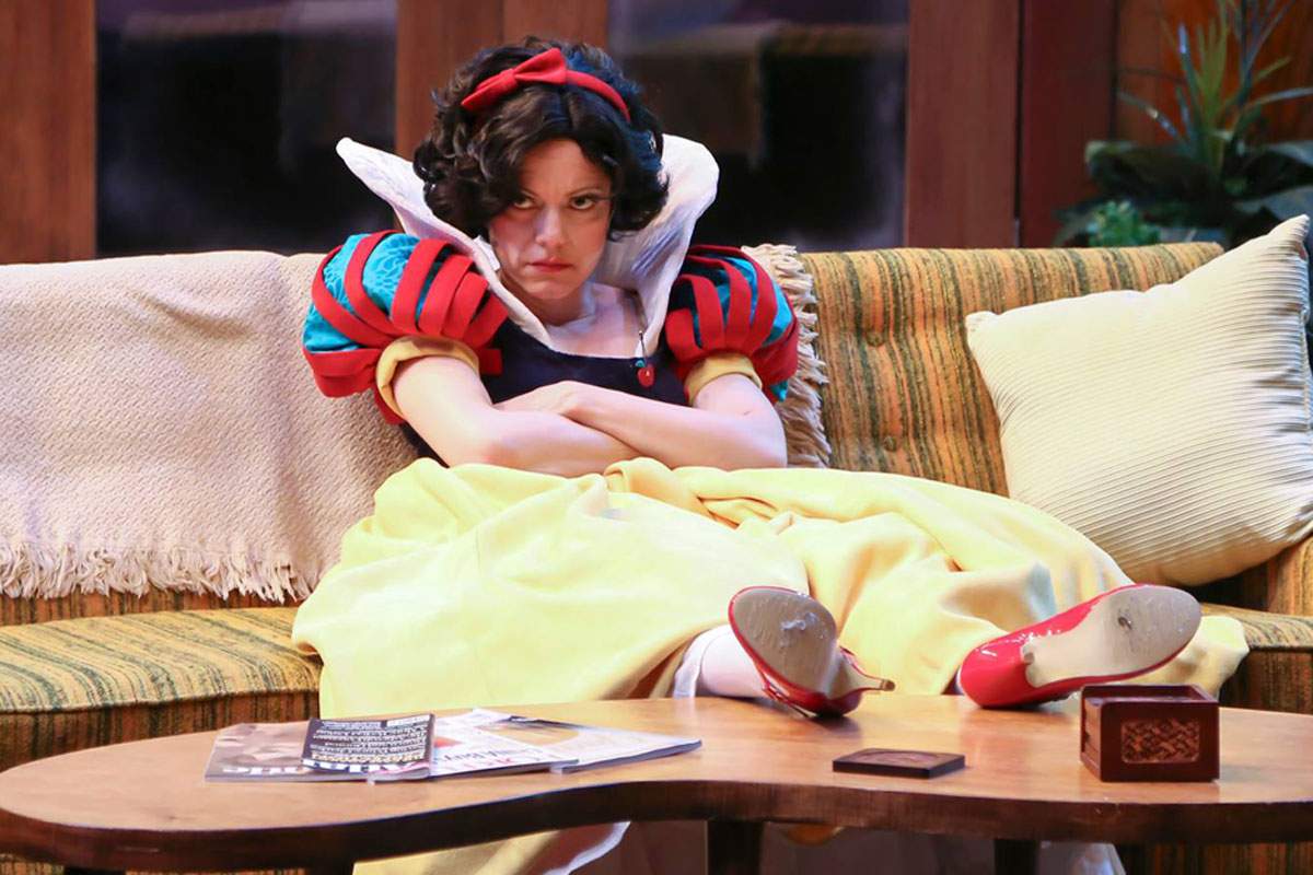 actor in Snow White costume