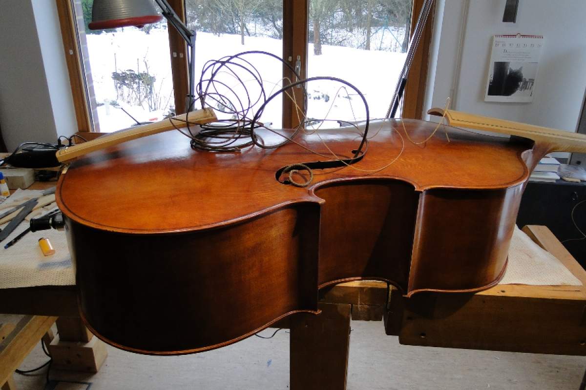 A deconstructed double bass