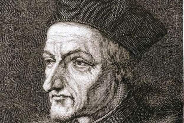 Johann Geiler von Kaisersberg.  Artist unknown, 16th century.
