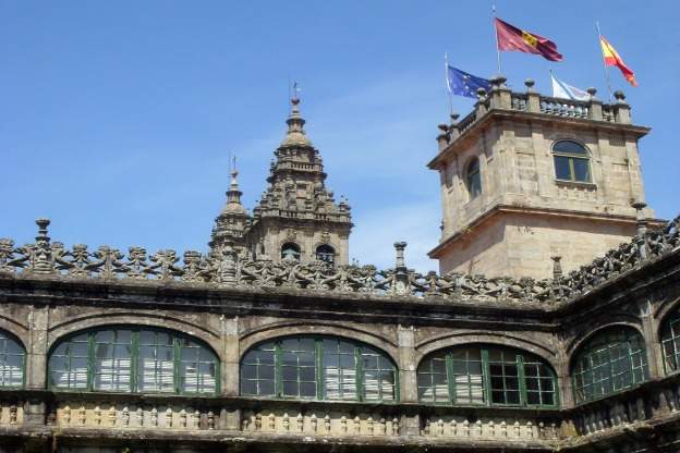 A building at the University of Santiago de Compostela, where the Guerra Manuscript is held.