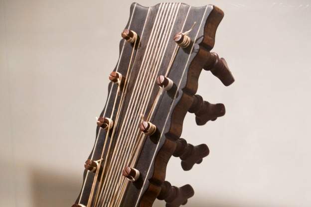 Pegbox of a Stradivari guitar