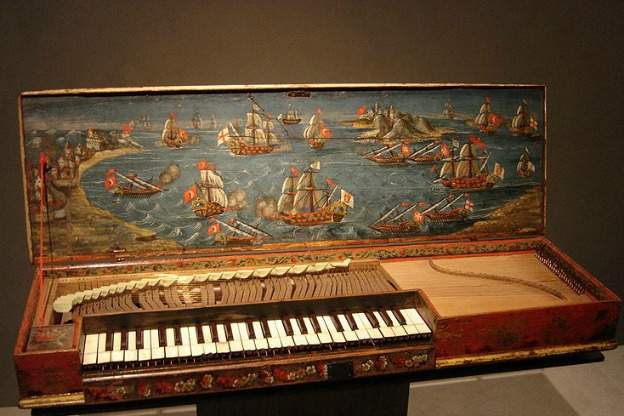 The "Lépante" clavichord. Musée de la Musique - Paris.