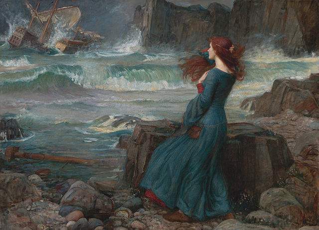 "Miranda - The Tempest" by John William Waterhouse.