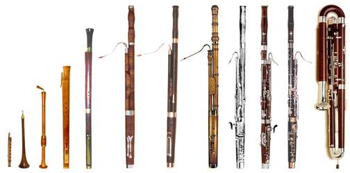 Evolution of the bassoon, from curtal onwards.