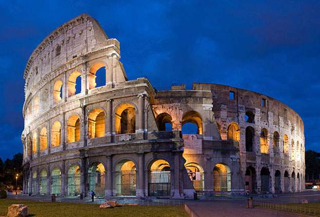 An iconic Roman sight, The Colosseum.
