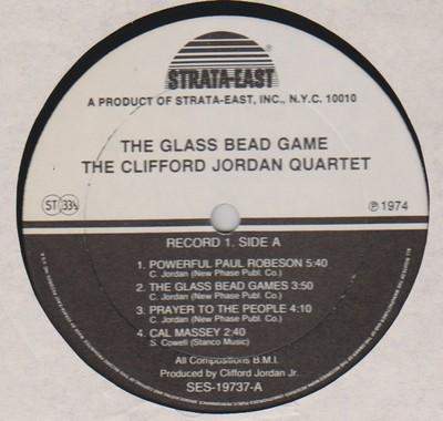 Clifford Jordan Glass Bead Game