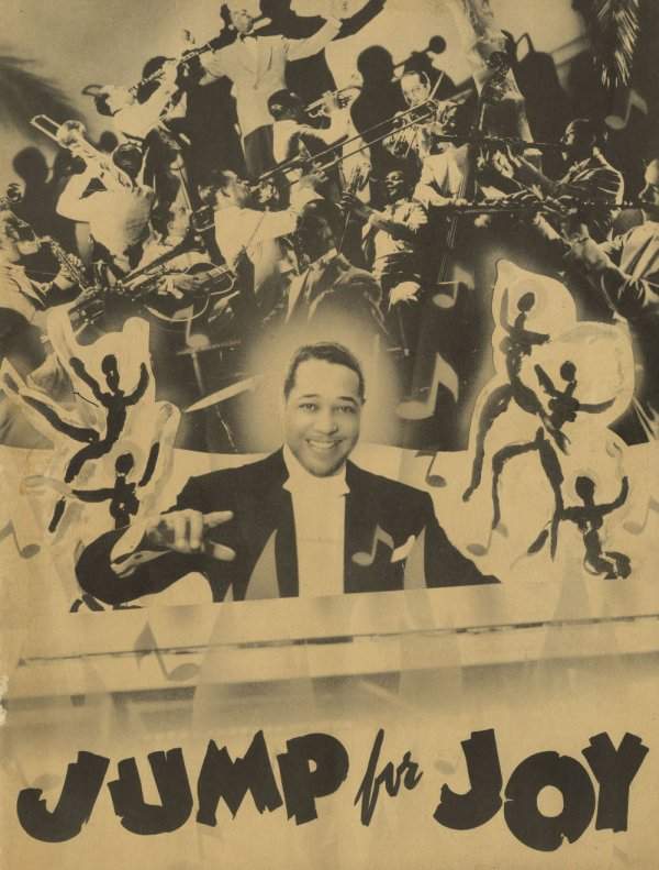 The program for Duke Ellington's musical "Jump For Joy."