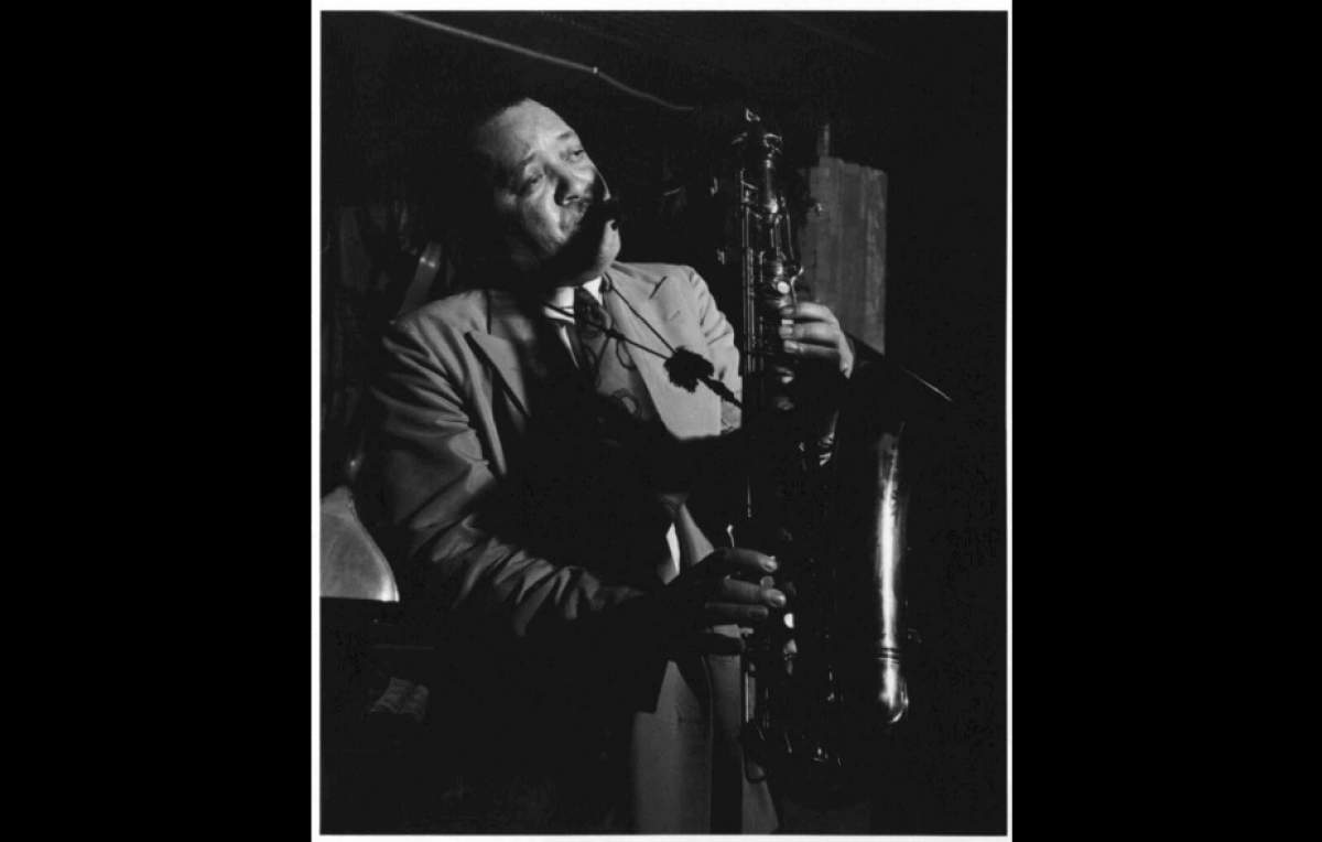 Photo of Lester Young in 1946