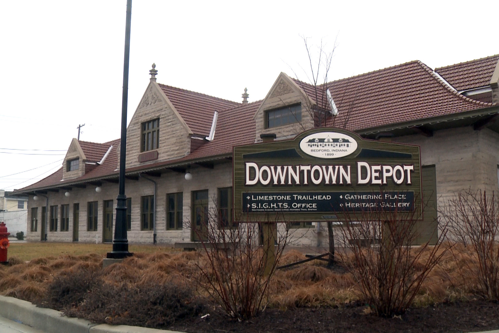 Exterior of Downtown Depot Bedford