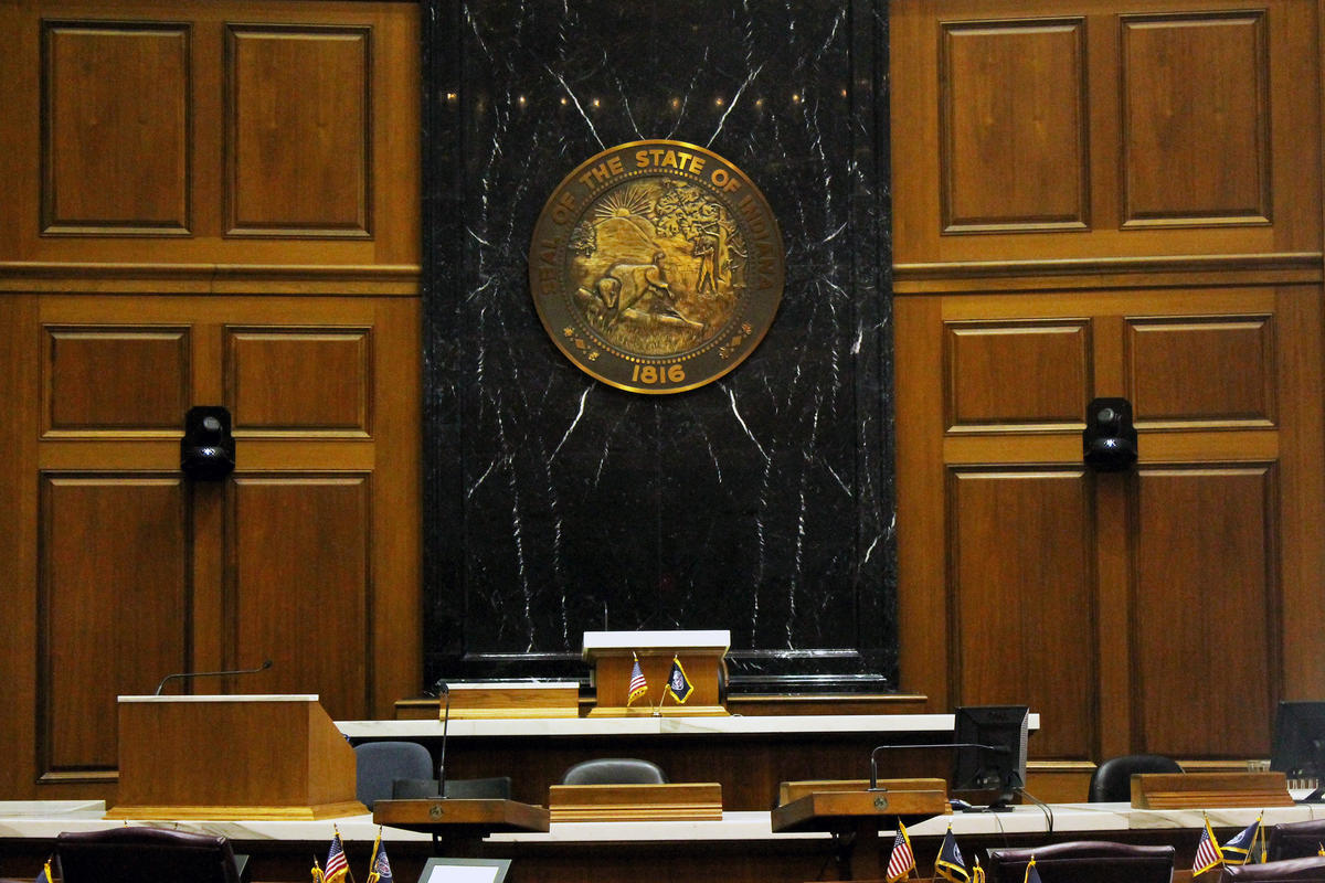 The Indiana House Chamber. 