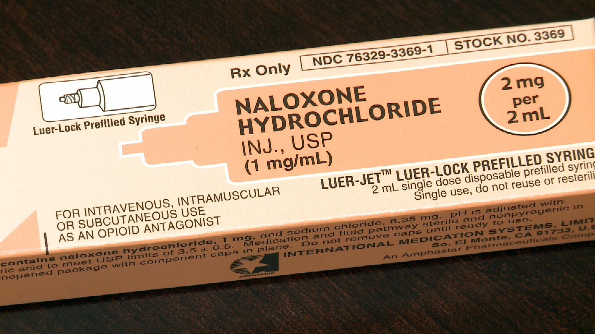 The overdose-reversal drug, Nalaxone