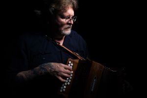 Chris Smith with accordion
