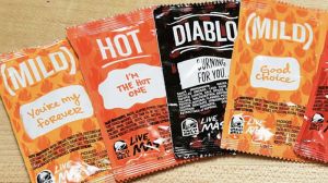 Taco Bell sauce packets 