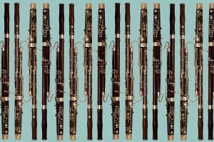 bassoons in a row