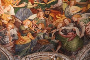 Detail from Gaudenzio Ferrari’s fresco The Concert of Angels