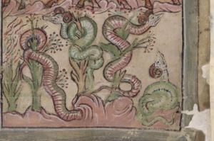 Snakes in a medieval manuscript