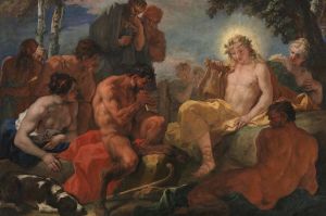 Sabastiano Ricci's painting of the music contest between Pan and Apollo