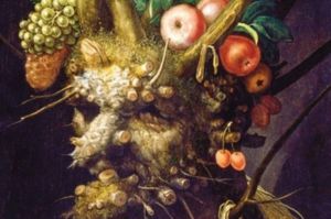 Detail of the painting Four Seasons in One Head by Giuseppe Arcimboldo