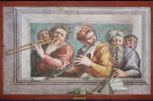 Giorgio Vasari’s painting “Musicians”