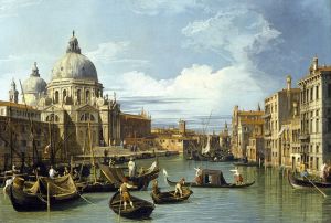 Canaletto's "The Entrance to the Grand Canal, Venice"